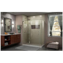 Unidoor-X 72" High x 59" Wide x 34-3/8" Deep Left Hinged Frameless Shower Enclosure with Clear Glass - image 5