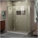 Unidoor-X 72" High x 60" Wide x 30-3/8" Deep Left Hinged Frameless Shower Enclosure with Clear Glass - image 1