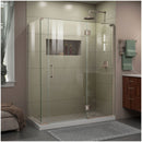 Unidoor-X 72" High x 60" Wide x 30-3/8" Deep Right Hinged Frameless Shower Enclosure with Clear Glass - image 1