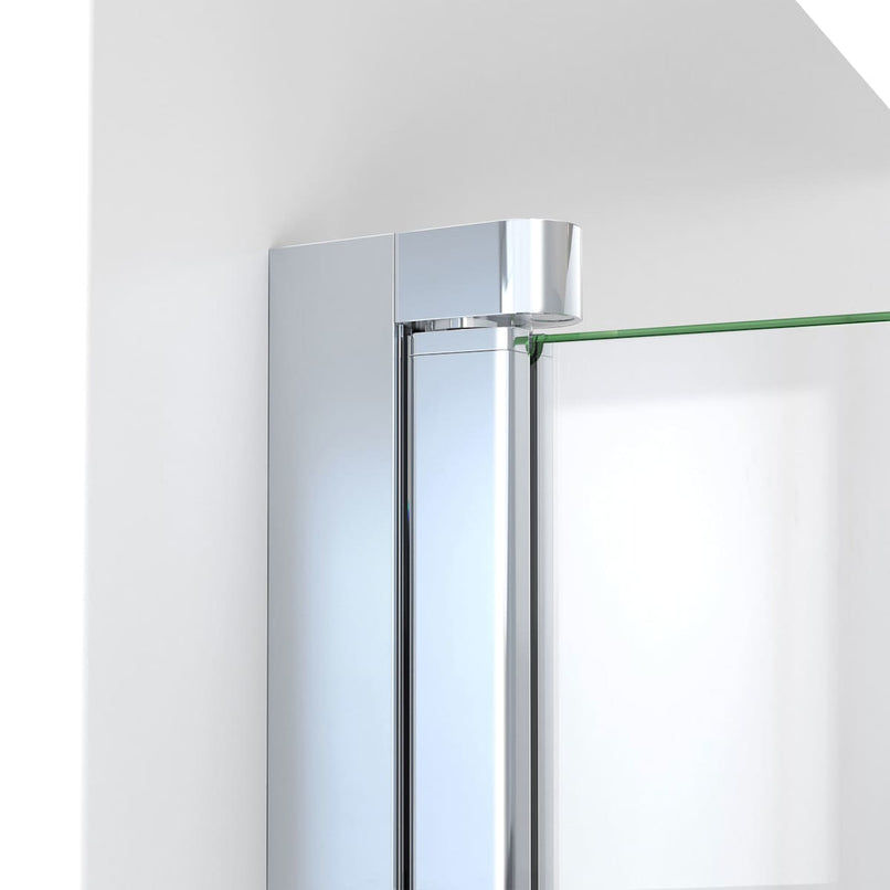 Aqua-Q Fold 29-1/2" W x 72" H Frameless Bi-Fold Shower Door - image 3