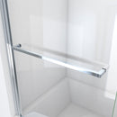 Aqua-Q Swing 72" High x 40" Wide Pivot Frameless Shower Door with Clear Glass - image 4