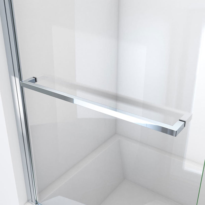 Aqua-Q Swing 72" High x 40" Wide Pivot Frameless Shower Door with Clear Glass - image 4