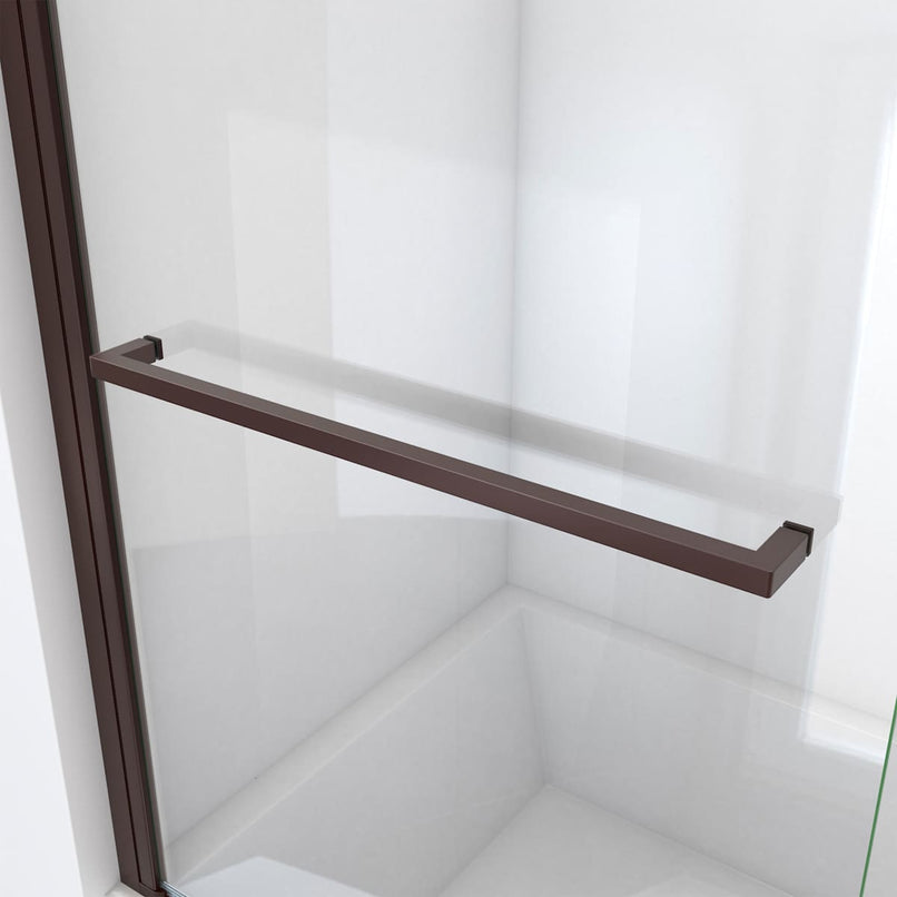 Aqua-Q Swing 72" High x 40" Wide Pivot Frameless Shower Door with Clear Glass - image 12