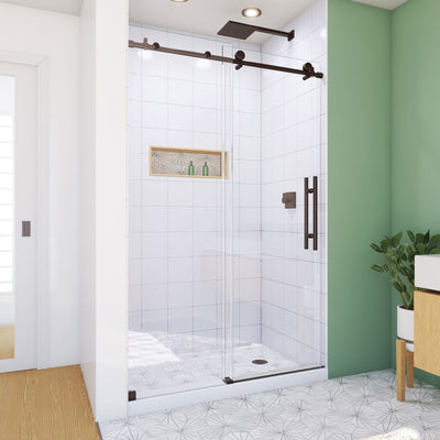 Enigma-X 76" High x 44" Wide Sliding Frameless Shower Door - image 1