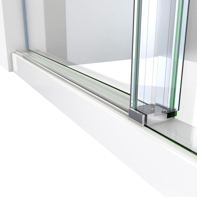 Enigma-X 76" High x 56" Wide Sliding Frameless Shower Door - image 21