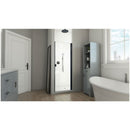 Alliance Swing BG 66-5/8" High x 29" Wide Hinged Semi Frameless Shower Door with Clear Glass - image 5