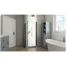 Alliance Swing BG 66-5/8" High x 29" Wide Hinged Semi Frameless Shower Door with Clear Glass - image 9