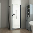 Alliance Swing BG 66-5/8" High x 29" Wide Hinged Semi Frameless Shower Door with Clear Glass - image 1