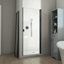 Alliance Swing BG 66-5/8" High x 31" Wide Hinged Semi Frameless Shower Door with Clear Glass - image 1