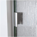 Alliance Swing BG 69-5/8" High x 31" Wide Hinged Semi Frameless Shower Door with Frosted Glass - image 6