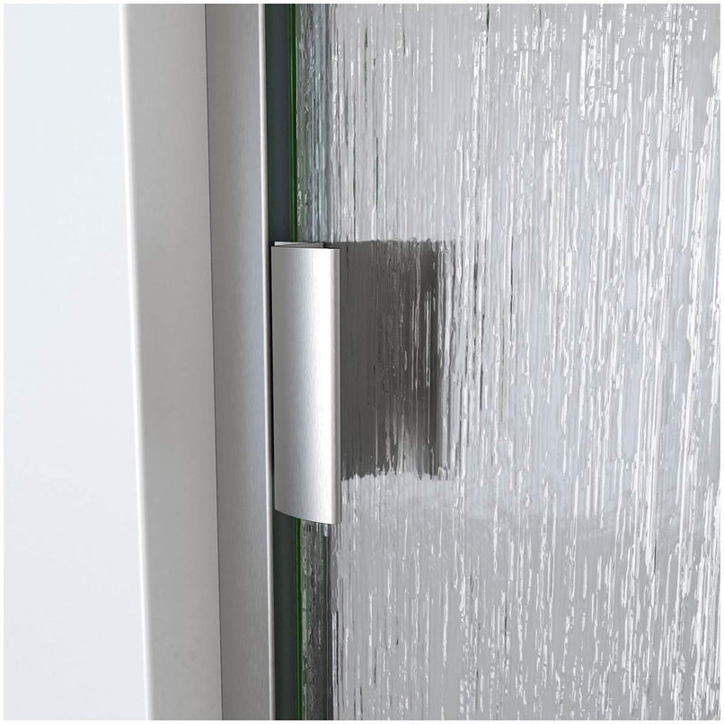 Alliance Swing BG 69-5/8" High x 31" Wide Hinged Semi Frameless Shower Door with Frosted Glass - image 6