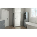 Alliance Swing BG 69-5/8" High x 31" Wide Hinged Semi Frameless Shower Door with Frosted Glass - image 9
