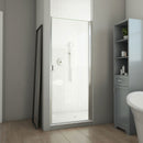 Alliance Swing BG 69-5/8" High x 31" Wide Hinged Semi Frameless Shower Door with Clear Glass - image 1