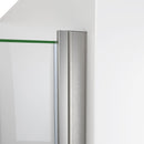 Alliance Swing 72-5/8" High x 30" Wide Hinged Semi Frameless Shower Door with Clear Glass - image 7