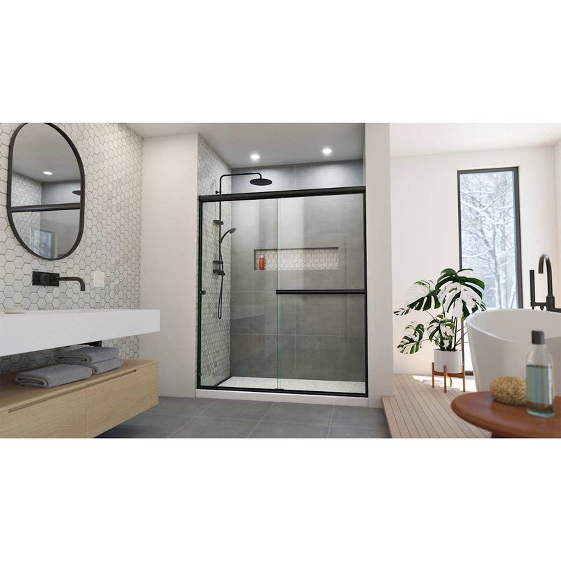 Alliance Pro BG 70-3/8" High x 60" Wide Bypass Semi Frameless Shower Door with Clear Glass - image 15