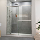 Alliance Pro BG 70-3/8" High x 60" Wide Bypass Semi Frameless Shower Door with Clear Glass - image 1