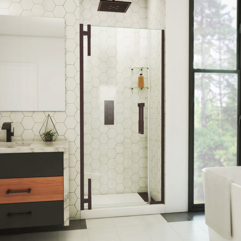 Ascend 36" - 37" W x 72" H Frameless Pivot Shower Door - image 1