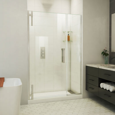 Ascend 46" - 47" W x 72" H Frameless Pivot Shower Door - image 1