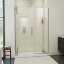 Ascend 52-1/2" - 53-1/2" W x 72" H Frameless Pivot Shower Door - image 1