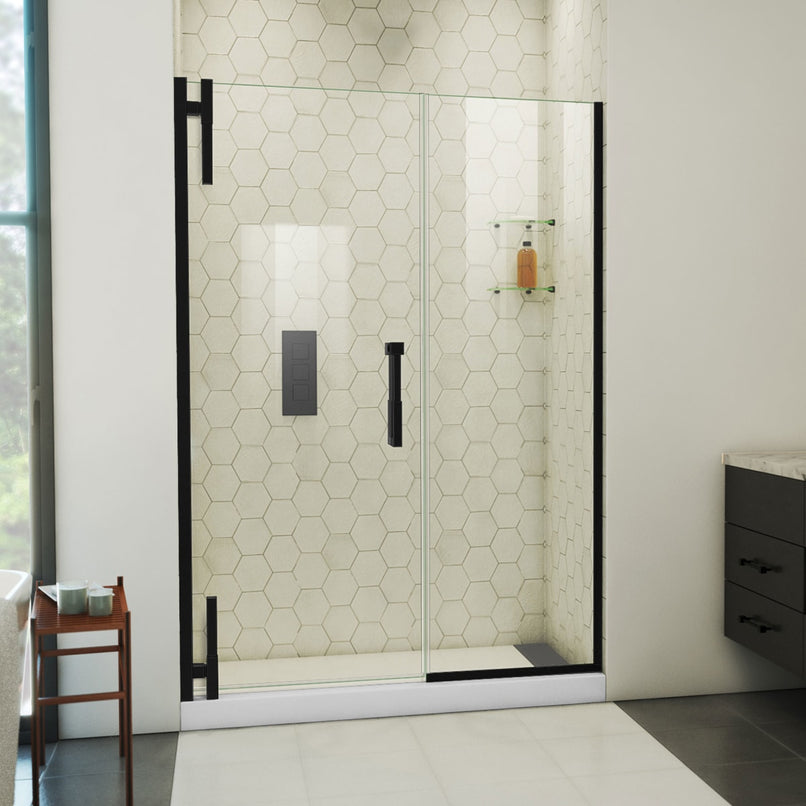 Ascend 54" - 55" W x 72" H Frameless Pivot Shower Door - image 1