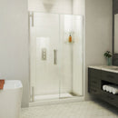 Ascend 56-1/2" - 57-1/2" W x 72" H Frameless Pivot Shower Door - image 1