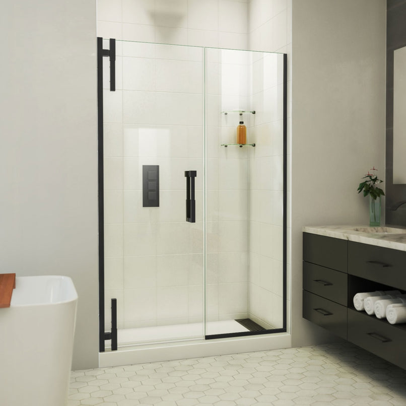 Ascend 56" - 57" W x 72" H Frameless Pivot Shower Door - image 1