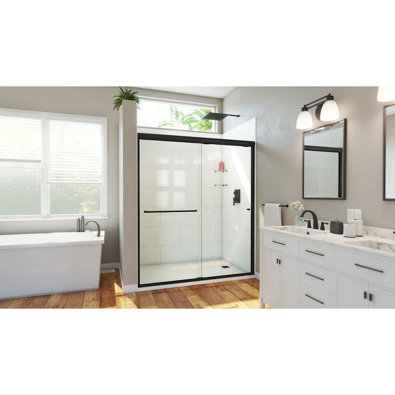 Alliance Pro HV 70-1/2" High x 60" Wide Sliding Semi Frameless Shower Door with Clear Glass - image 18