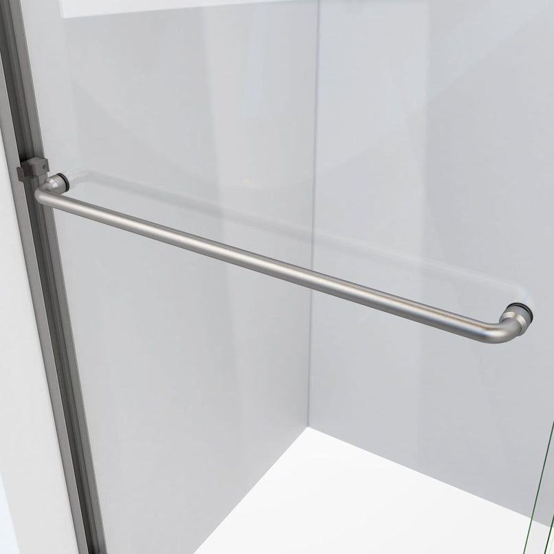 Alliance Pro HV 76-1/2" High x 60" Wide Sliding Semi Frameless Shower Door with Clear Glass - image 10