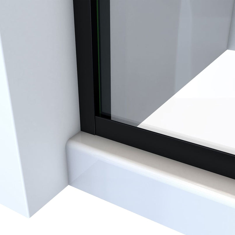 Alliance Pro HV 76-1/2" High x 60" Wide Sliding Semi Frameless Shower Door with Clear Glass - image 21