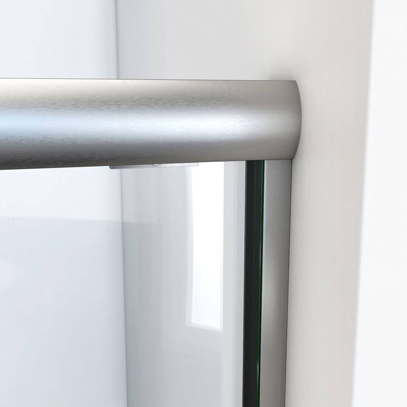 Alliance Pro ML 74-1/2" High x 60" Wide Sliding Semi Frameless Shower Door with Clear Glass - image 9