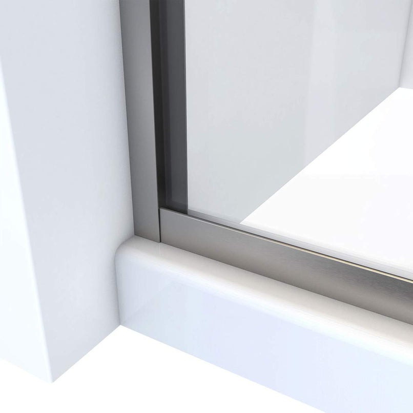 Alliance Pro ML 74-1/2" High x 60" Wide Sliding Semi Frameless Shower Door with Clear Glass - image 11