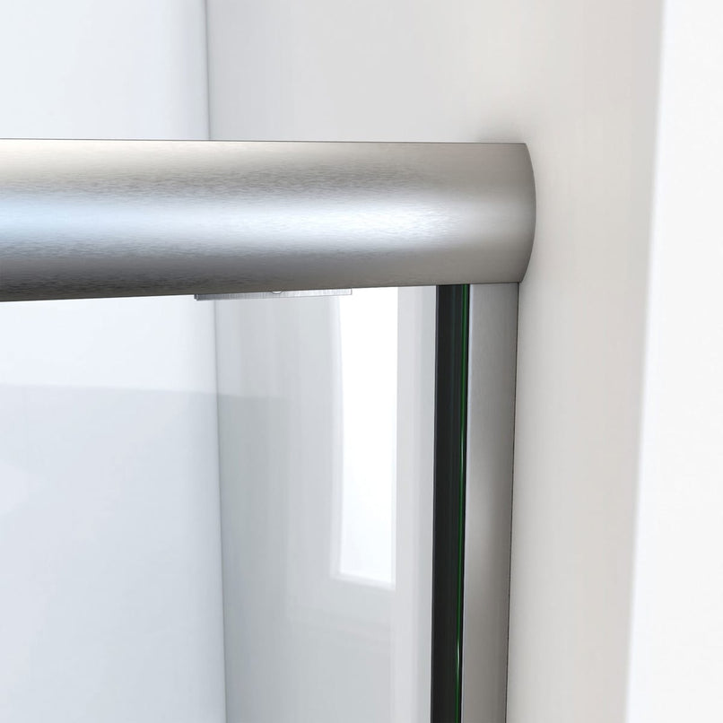 Alliance Pro LT 70-3/8" High x 48" Wide Bypass Semi Frameless Shower Door with Clear Glass - image 10