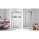 Alliance Pro LT 70-3/8" High x 48" Wide Bypass Semi Frameless Shower Door with Clear Glass - image 4