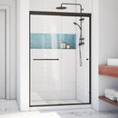 Alliance Pro LT 70-3/8" High x 48" Wide Bypass Semi Frameless Shower Door with Clear Glass - image 7