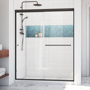 Alliance Pro LT 70-3/8" High x 60" Wide Bypass Semi Frameless Shower Door with Clear Glass - image 3