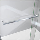 Sapphire-V 76" High x 54" Wide Bypass Semi Frameless Shower Door with Clear Glass - image 19