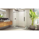 Enigma-X 76" High x 56-3/8" Wide x 32-1/2" Deep Sliding Frameless Shower Enclosure with Clear Glass - image 2