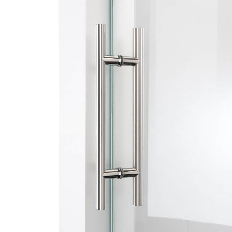 Enigma-X 76" High x 56-3/8" Wide x 34-1/2" Deep Sliding Frameless Shower Enclosure with Clear Glass - image 19