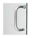 Infinity-Z 56-60" W x 72" H Frameless Sliding Shower Door, Frosted Glass - image 2