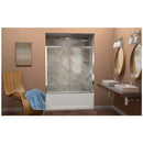 Visions 58" High x 60" Wide Sliding Framed Shower Door with Clear Glass - image 7