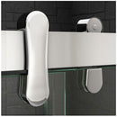 Cavalier 77 3/8" High x 60" Wide Bypass Frameless Shower Door with Clear Glass - image 3