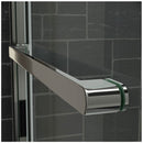 Cavalier 77 3/8" High x 60" Wide Bypass Frameless Shower Door with Clear Glass - image 4