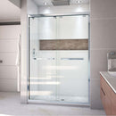 Encore 76" High x 54" Wide Bypass Semi Frameless Shower Door with Clear Glass - image 2