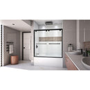 Encore 58" High x 60" Wide Bypass Semi Frameless Tub Door with Clear Glass - image 9
