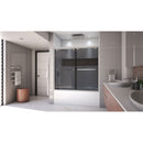 Encore 58" High x 60" Wide Bypass Semi Frameless Tub Door with Tinted Glass - image 11