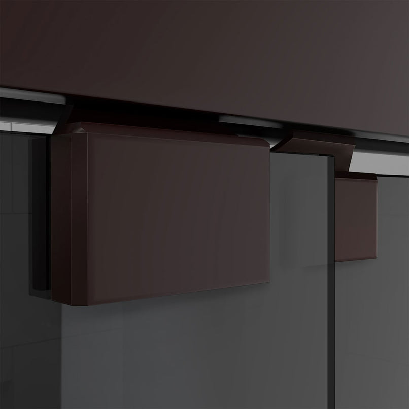 Encore 58" High x 60" Wide Bypass Semi Frameless Tub Door with Tinted Glass - image 15