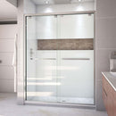Encore 76" High x 60" Wide Bypass Semi Frameless Shower Door with Clear Glass - image 4