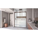 Encore 76" High x 60" Wide Bypass Semi Frameless Shower Door with Clear Glass - image 7