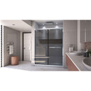 Encore 76" High x 60" Wide Bypass Semi Frameless Shower Door with Tinted Glass - image 5