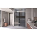 Encore 76" High x 60" Wide Bypass Semi Frameless Shower Door with Tinted Glass - image 8